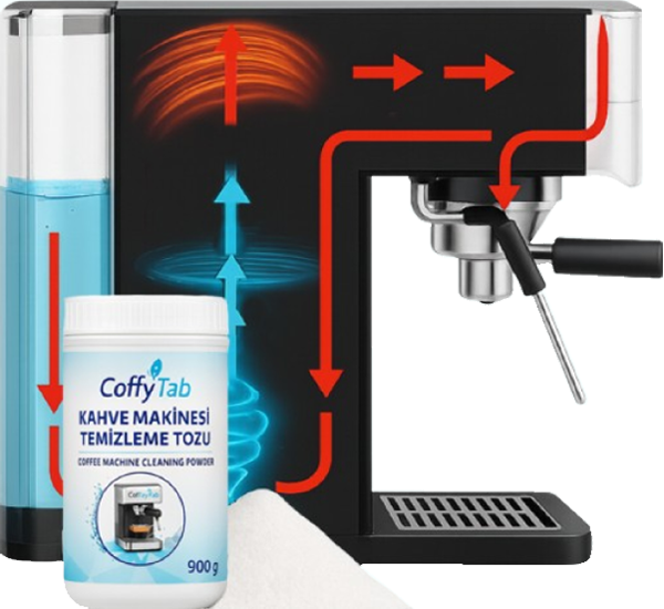 Coffytab Kahve Makinesi Temizleme Tozu (900 gr.)
