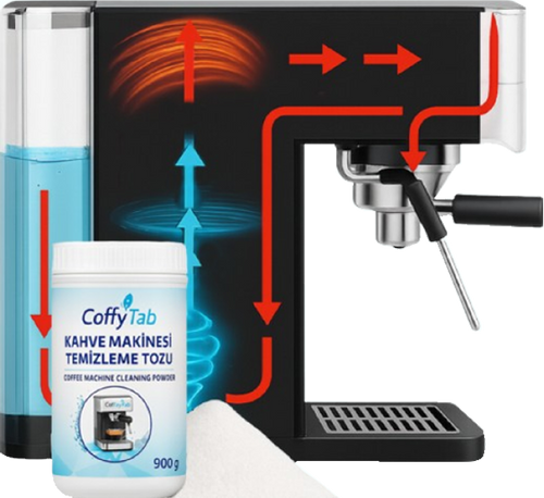 Coffytab Kahve Makinesi Temizleme Tozu (900 gr.)