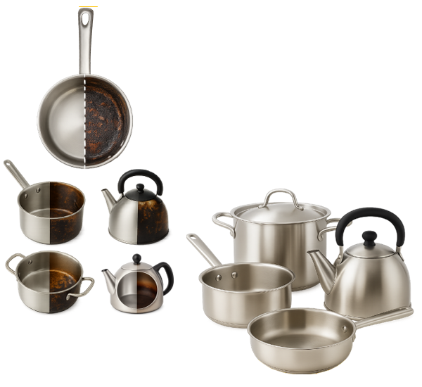 PURLAX Çaydanlık, Tava, Tencere, Su Isıtıcısı ve Evye Temizlik Tableti (100 gr.)