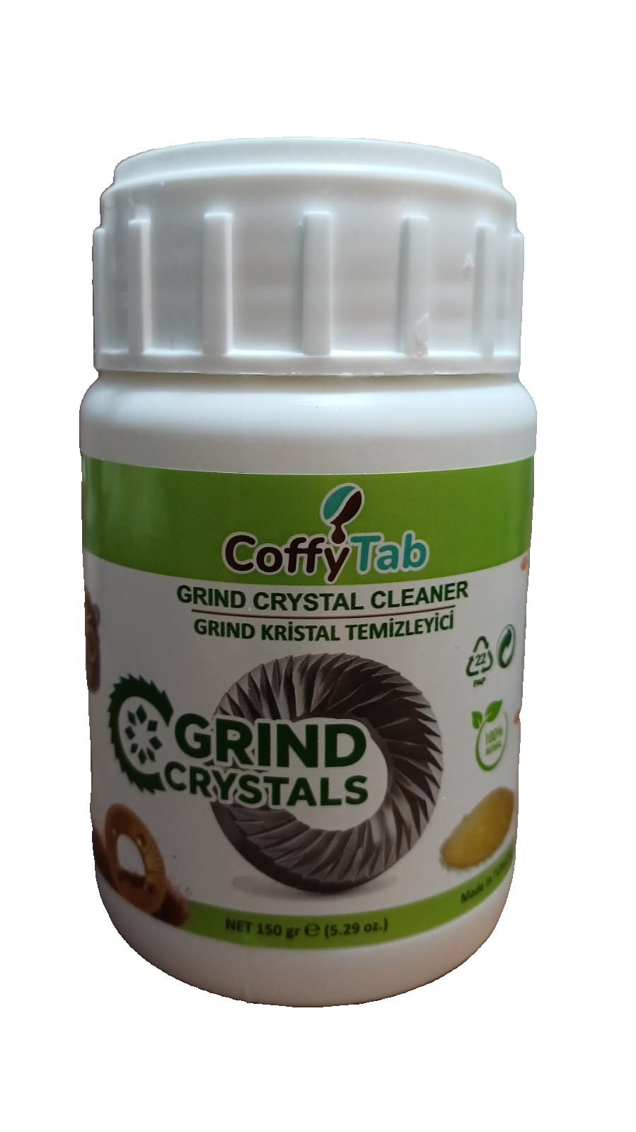 Coffytab Kahve Değirmeni Temizleme Tozu (150 gr)